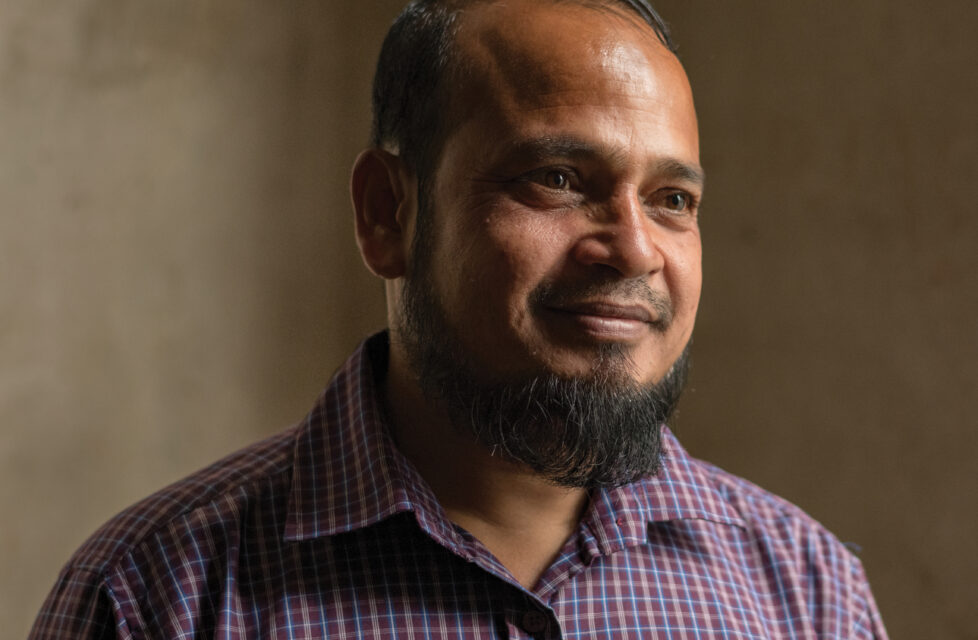 Muslim Imam Comes to Faith, Teaches Jesus to Muslim Students Man smiles at person off camera