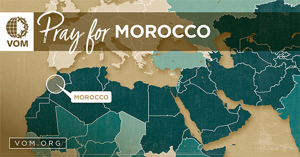 Map of Morocco's location