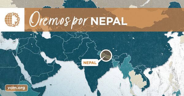 Map of Nepal's location